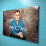 custom lobby signage